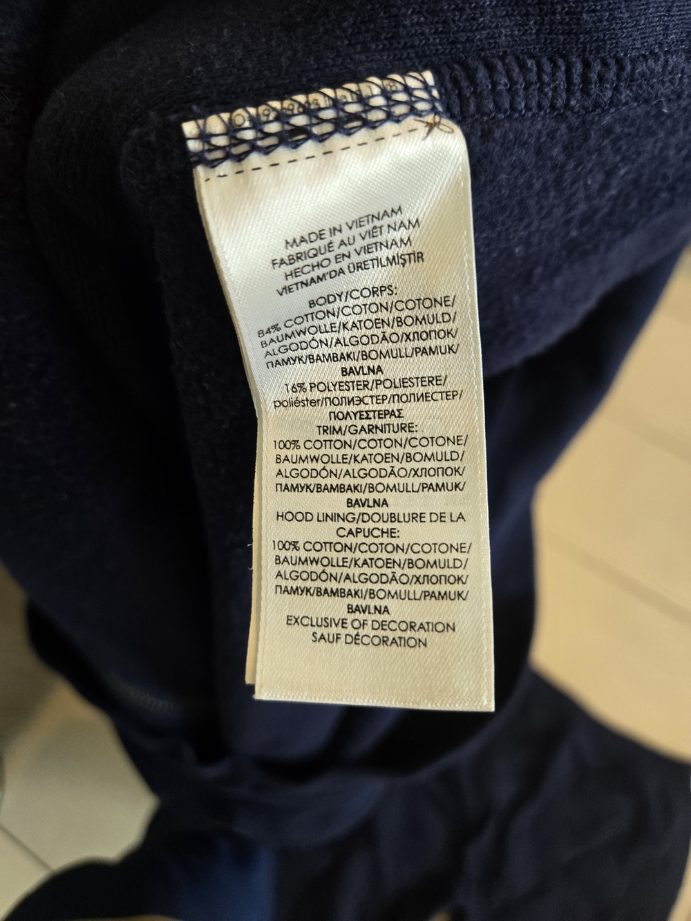 Ralph Lauren Navy Polo Logo Zip Hoodie & Joggers Set - Picture 11 of 12